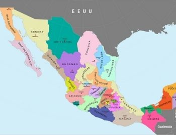 mapa de la repblica mexicana